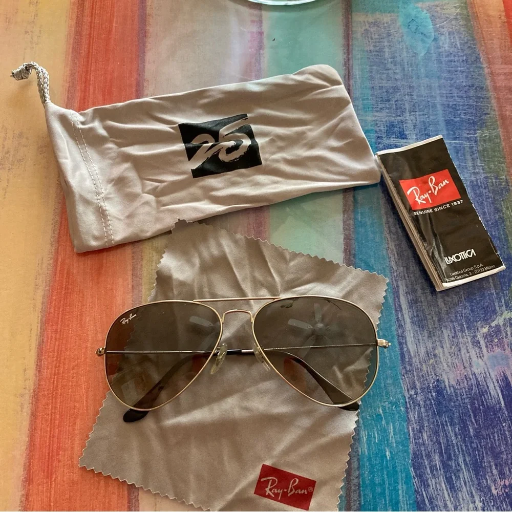 RayBan Aviator Sunglasses - Picture 7 of 10